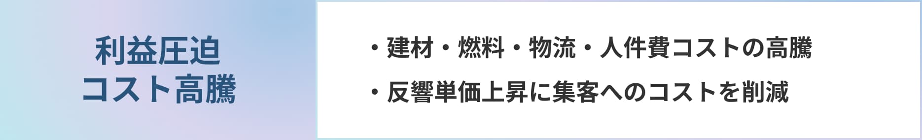 住宅業界の3大課題